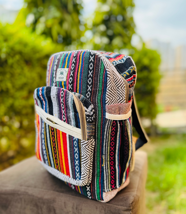 Handmade Hemp Bagpack