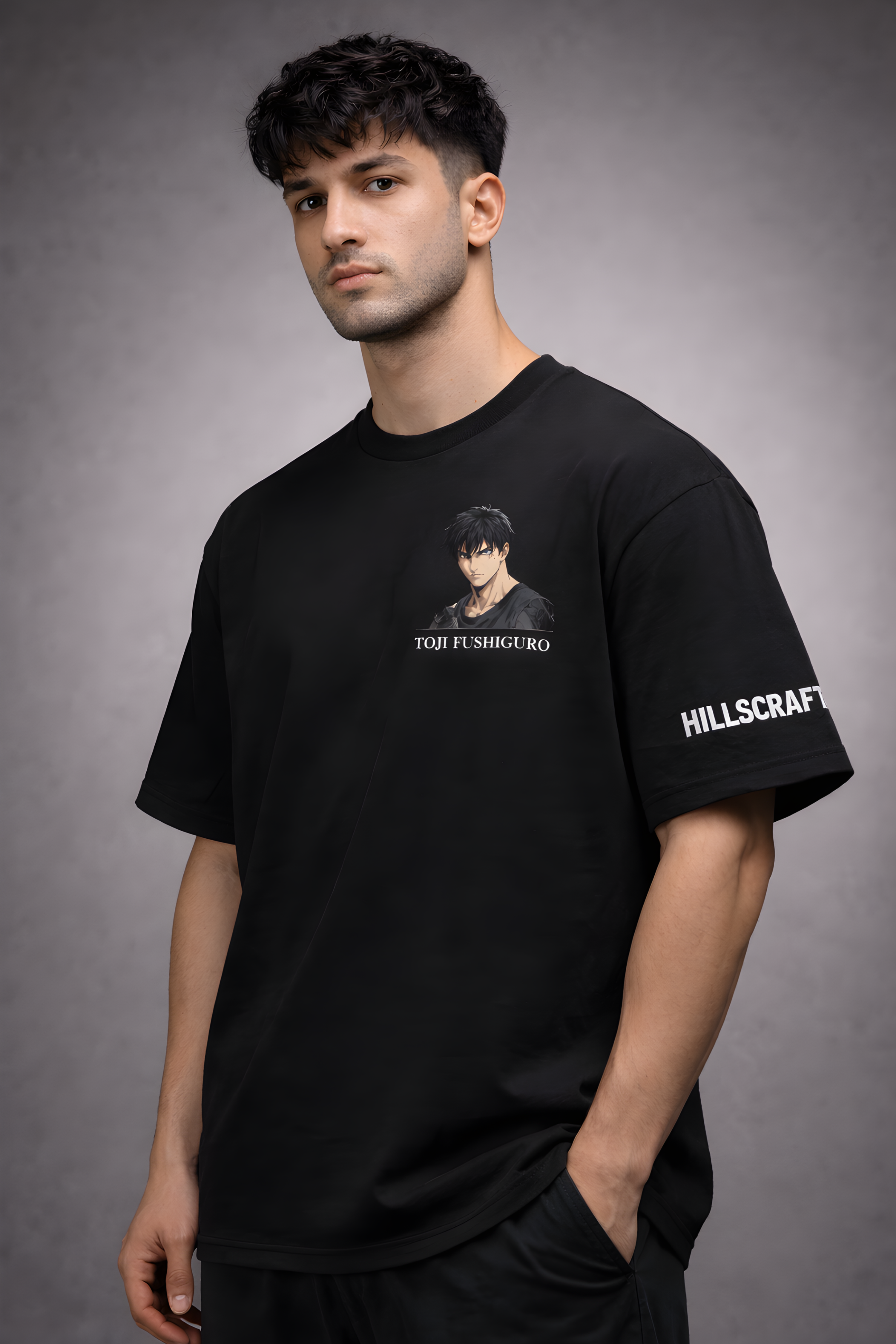 Assassin Instinct Oversized Tee - Black