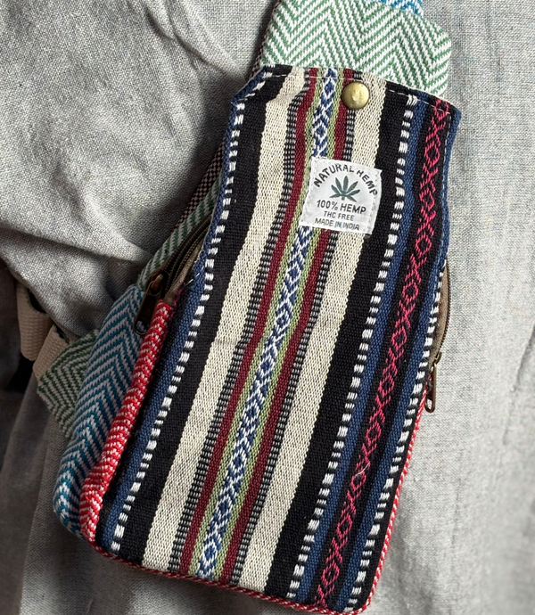 Hemp Chest Bag -Mix Color