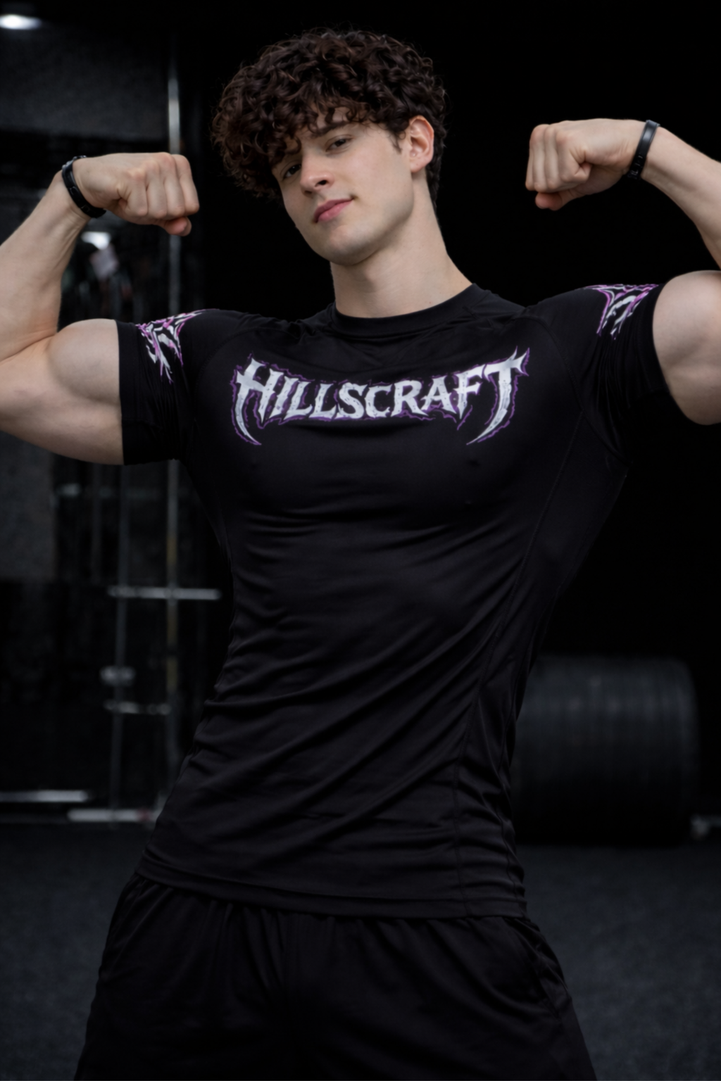 HELLHORN Compression Tee – Black