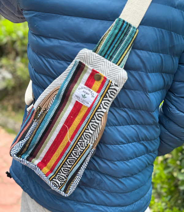 Hemp Chest Bag - Multicolours