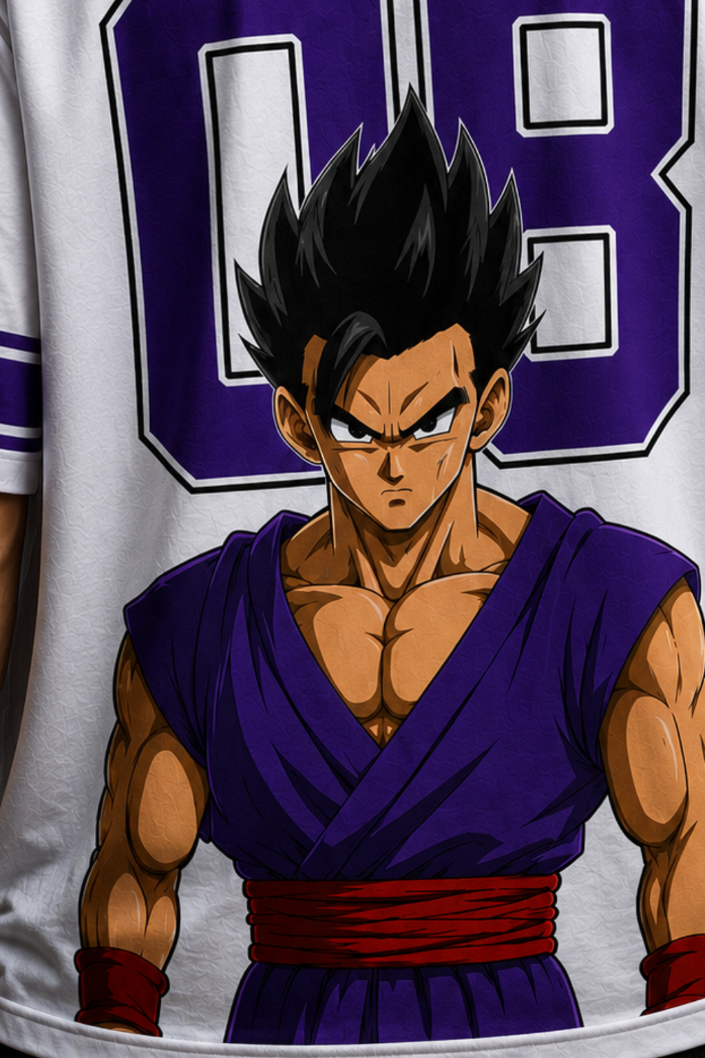 Son Gohan 08 Oversized  T-shirt -White