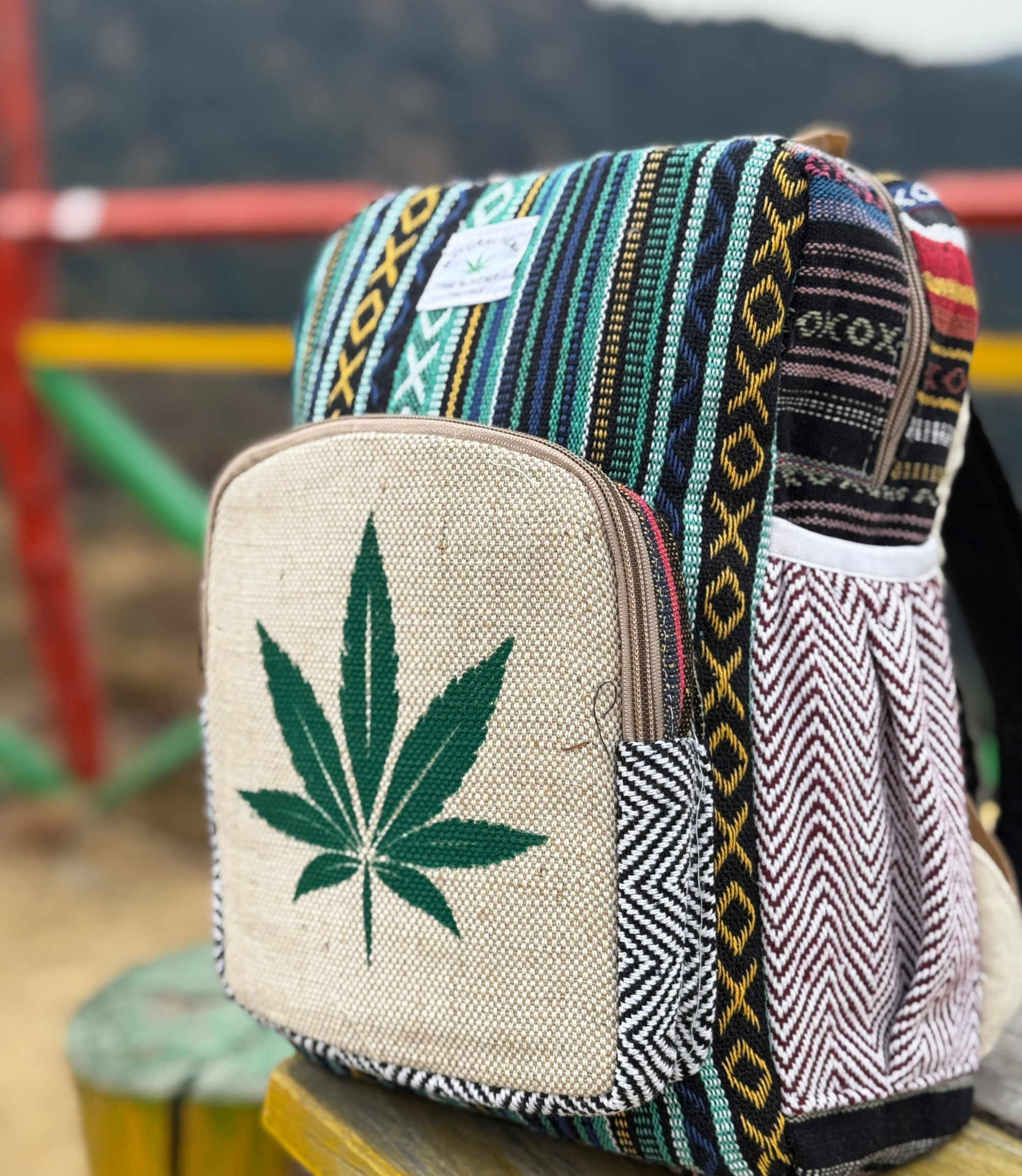 Hand Crafted Small Hemp Bag