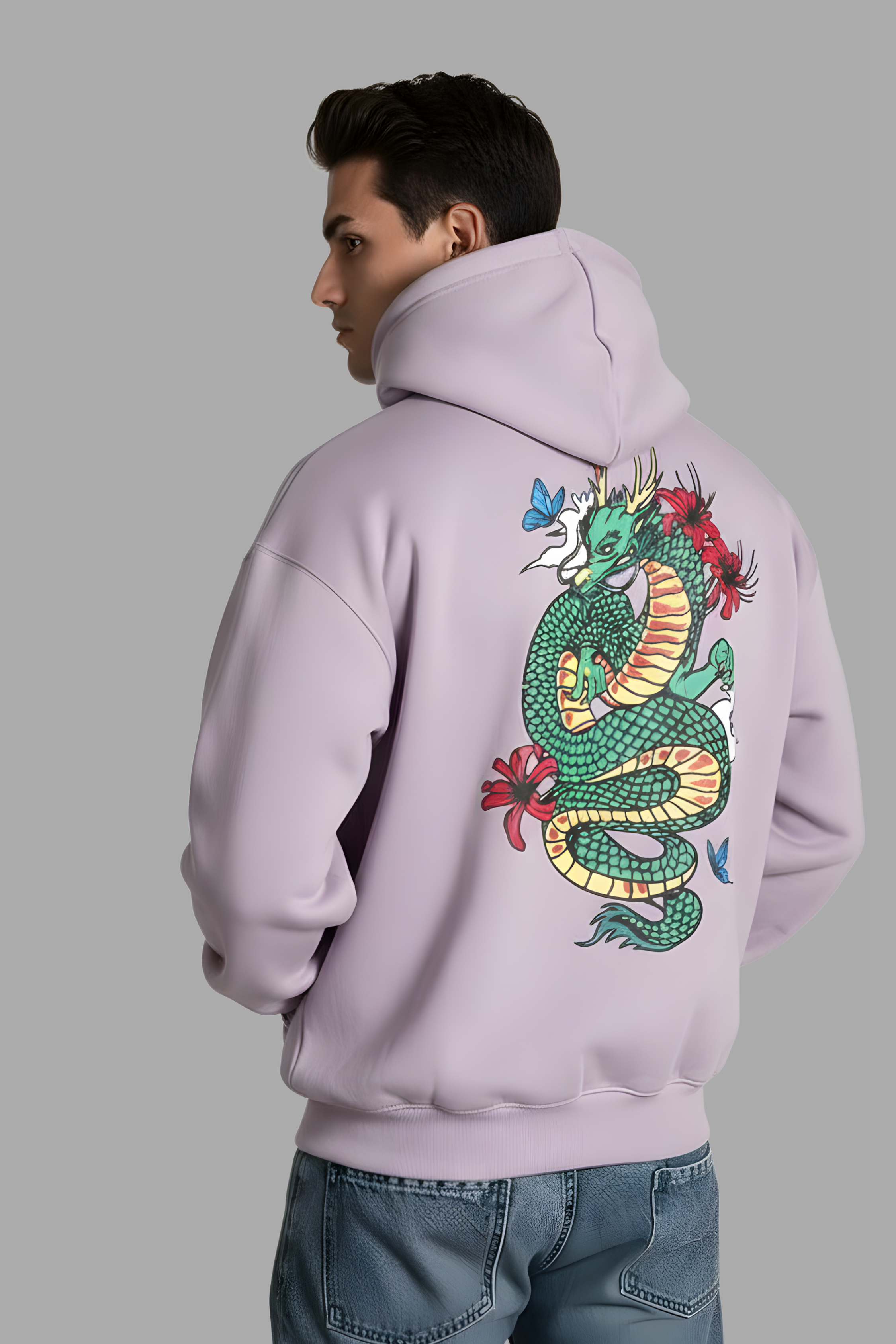 Mystic Dragon Unisex Regular Hoodie – Lavender