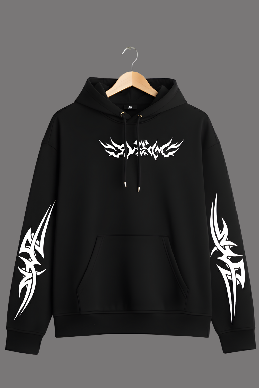 Shadow Tribe Regular Unisex Hoodie - Black