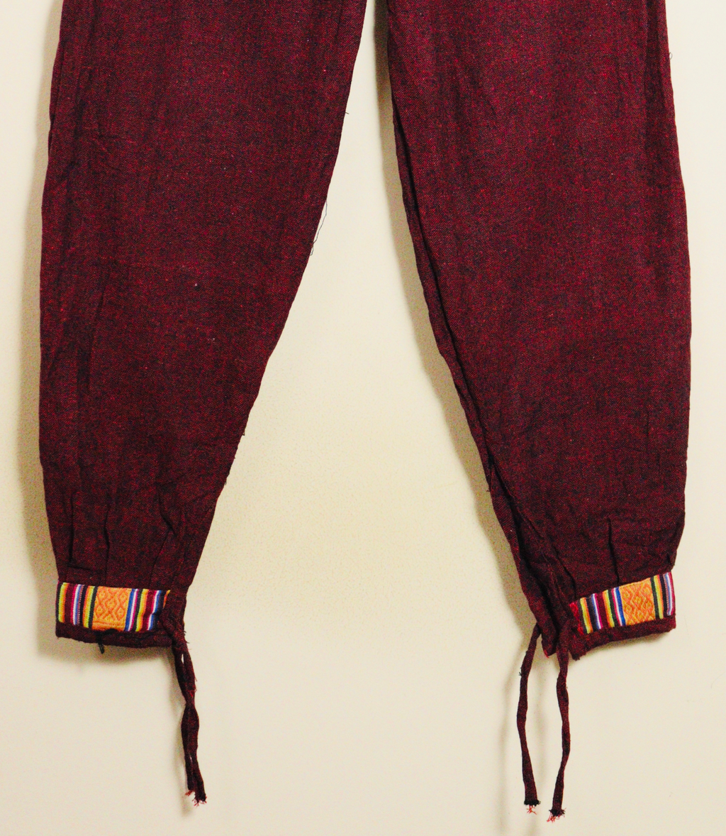 Cotton Pajama - Maroon-Unisex