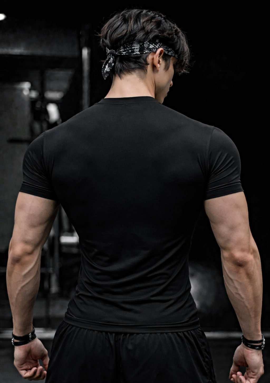 INFERNO Compression Half Sleeve T-Shirt – Black