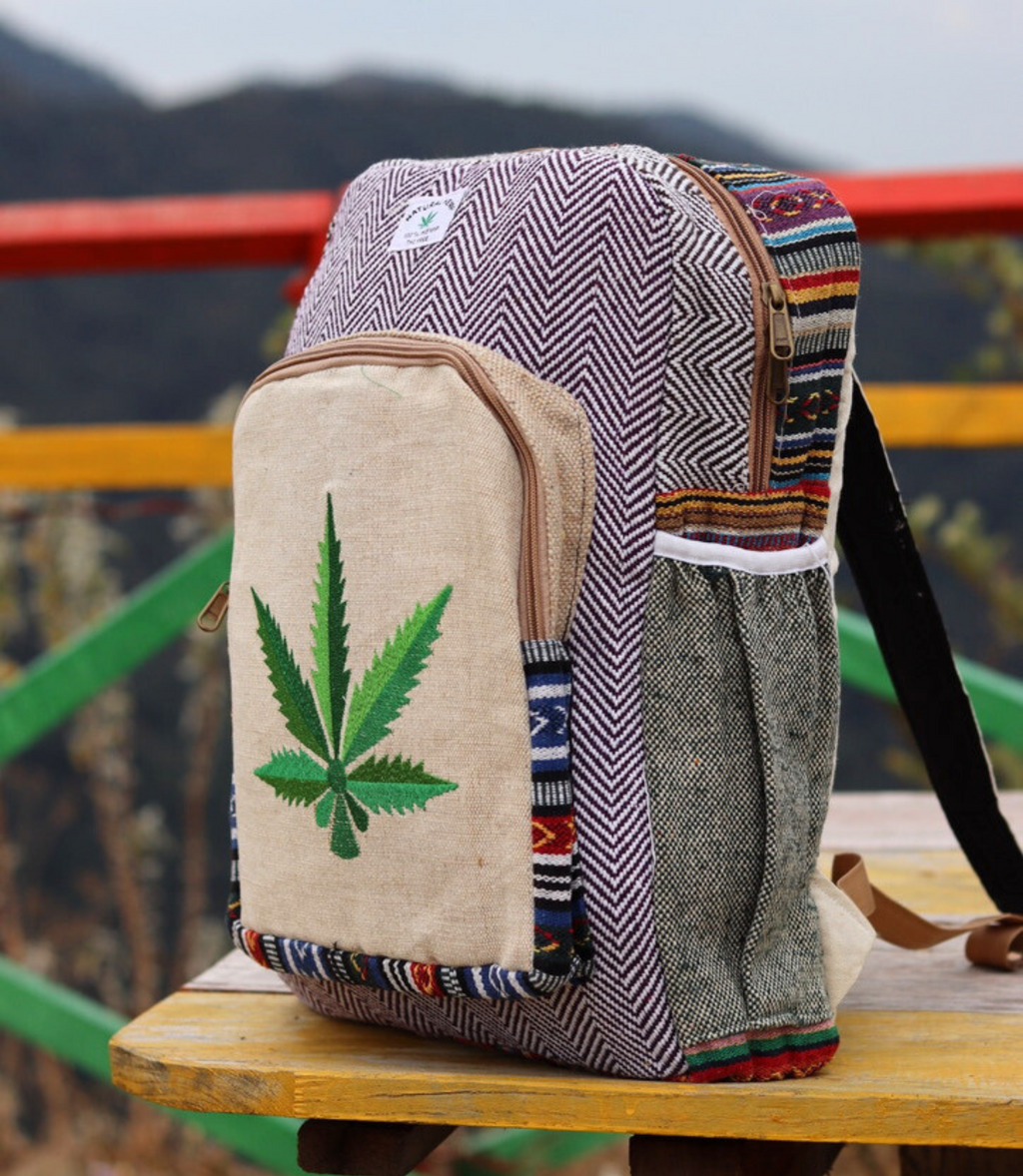 Hand Crafted Big Hemp Bag