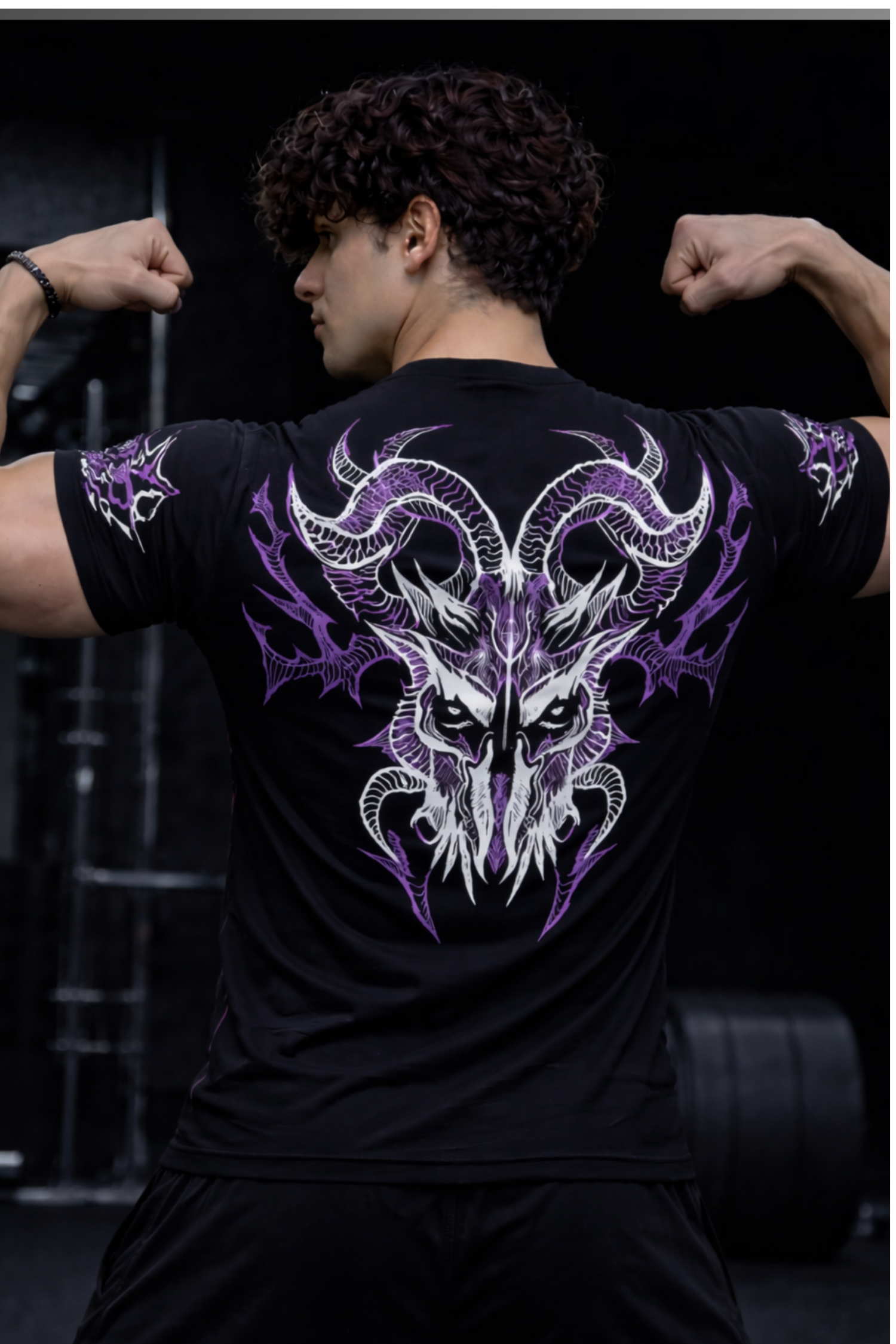 HELLHORN Compression Tee – Black