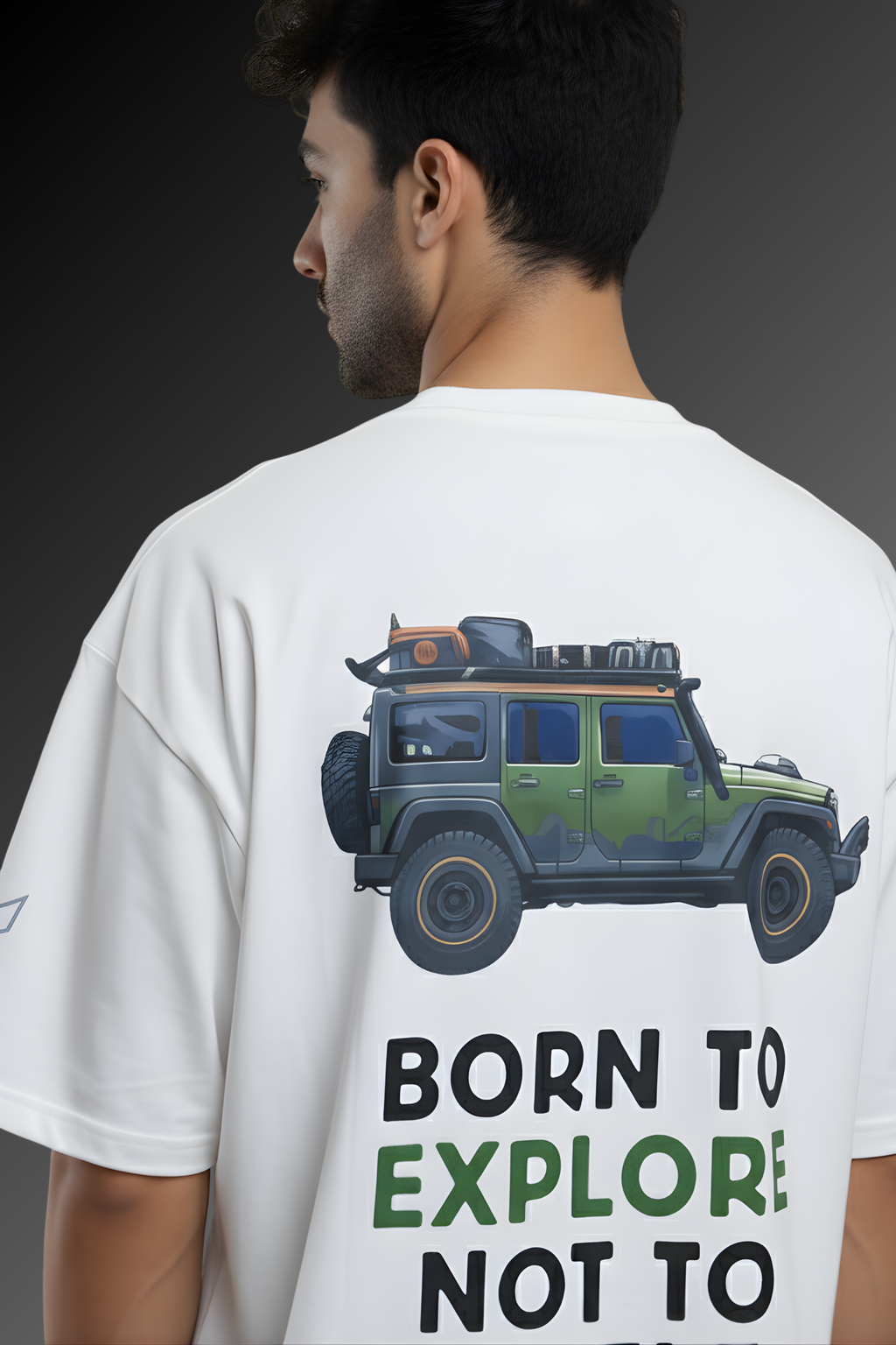 Explorer Oversized T-Shirt-White