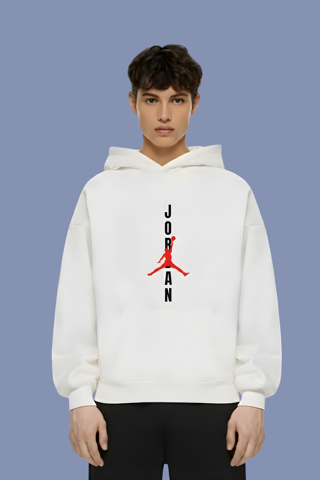 Jordan Premium Oversized Hoodie  - White