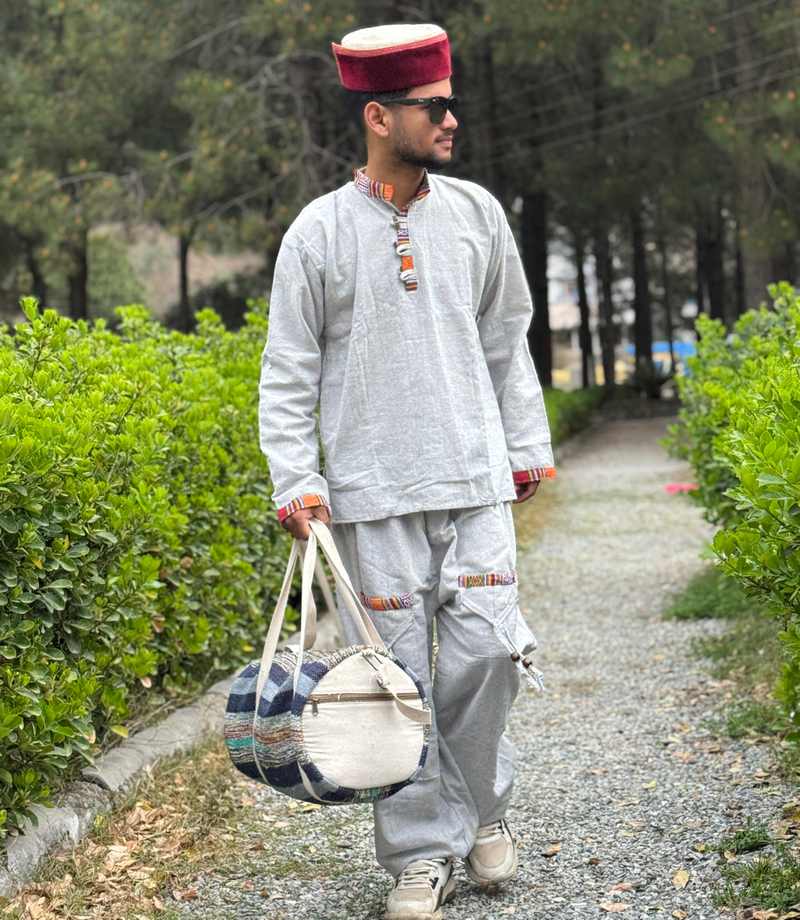 Hemp Duffle GYM Bag - Multicolor