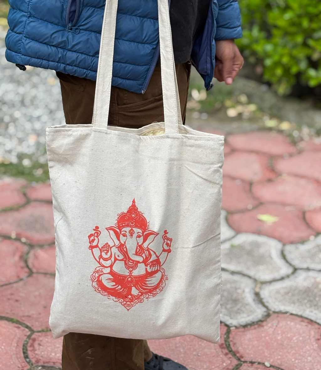 Canvas Tote Bag - Ganesh ji