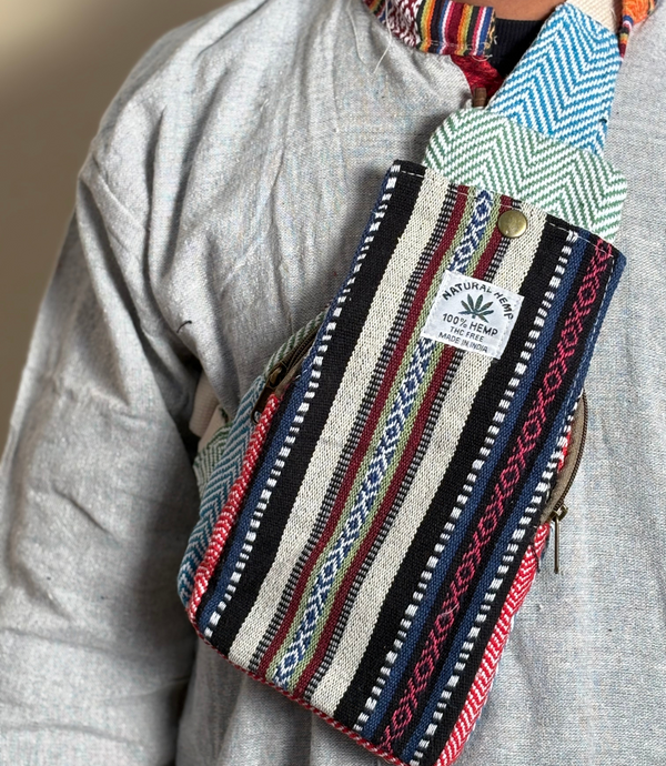 Hemp Chest Bag -Mix Color