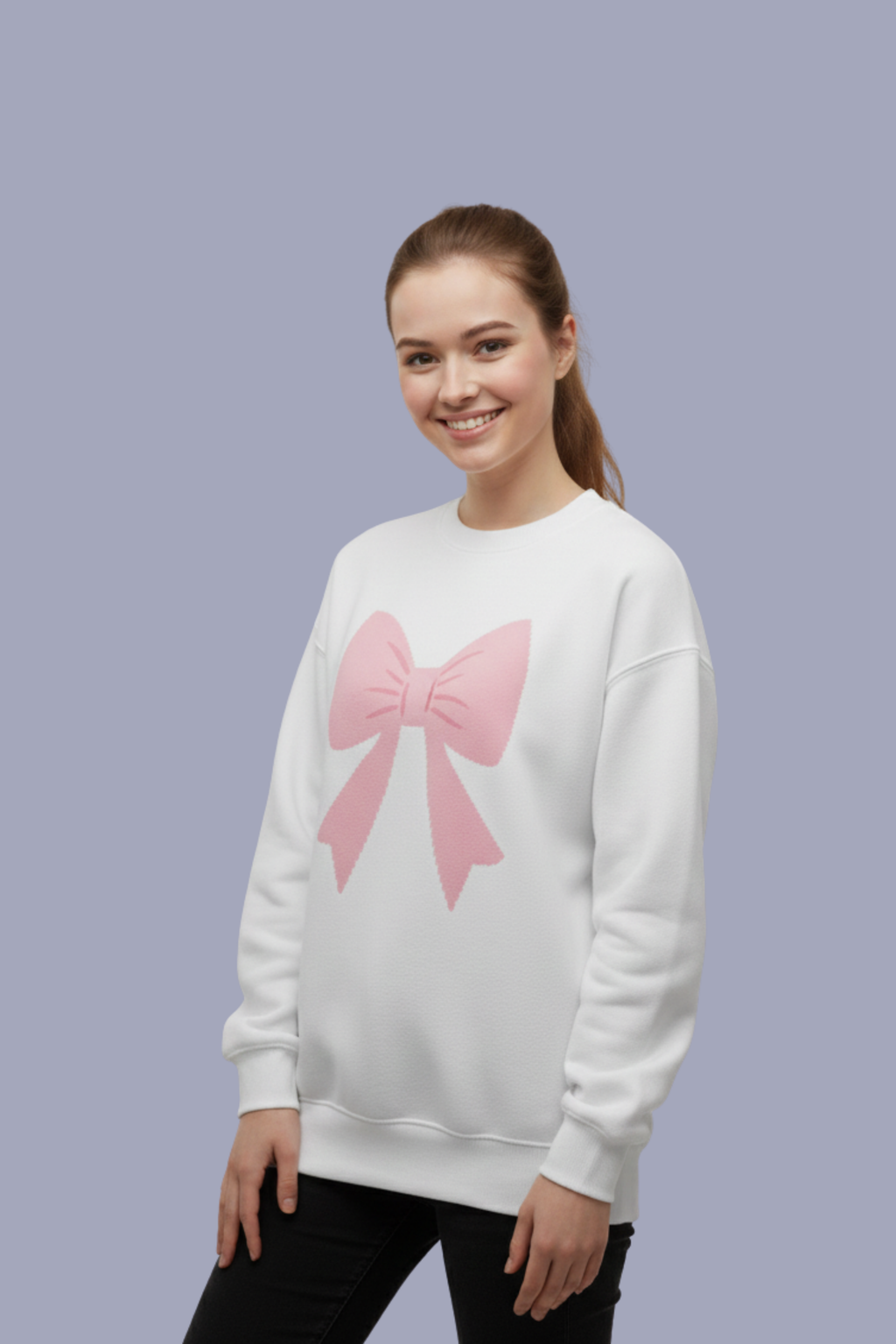 Pookie Women’s Sweatshirt –WHITE