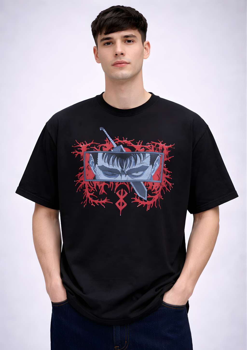 Berserk Oversized T-Shirt-Black