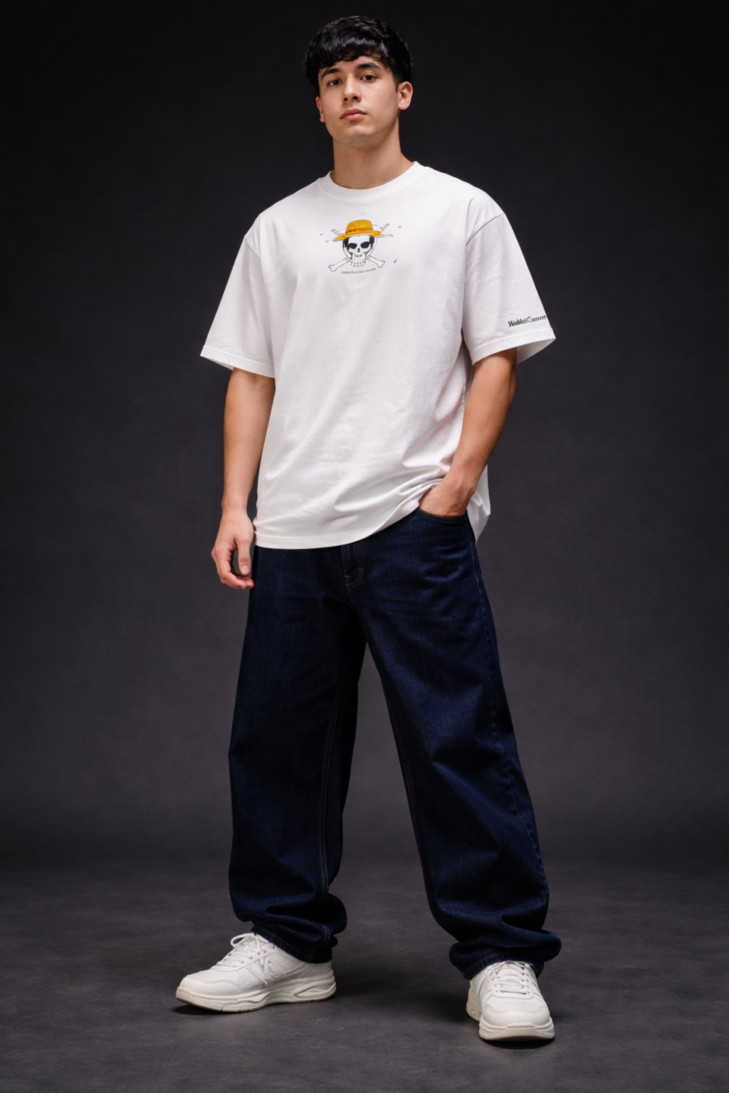 LUFFY Oversized Tee - White