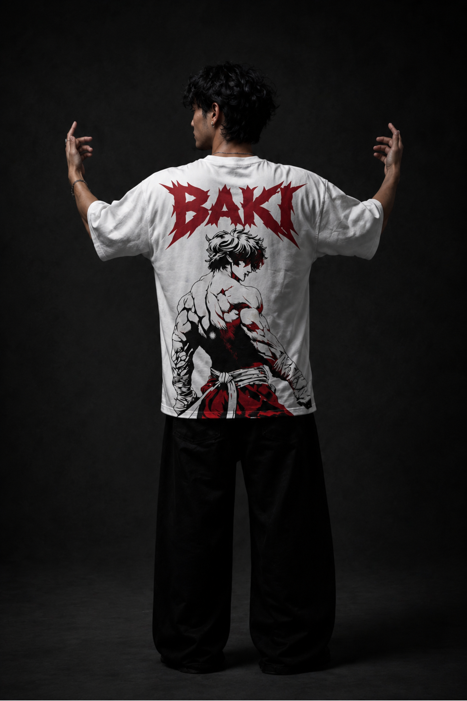 BAKI Oversized Tee - White
