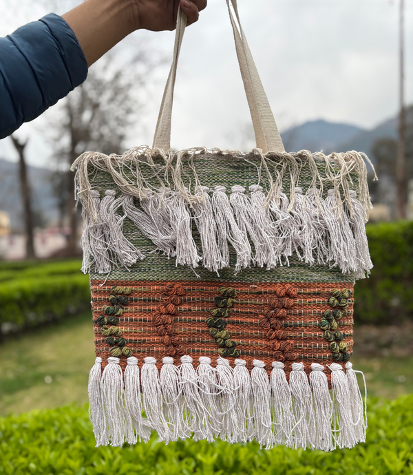 Women Boho Bag - Mint Green - Mix