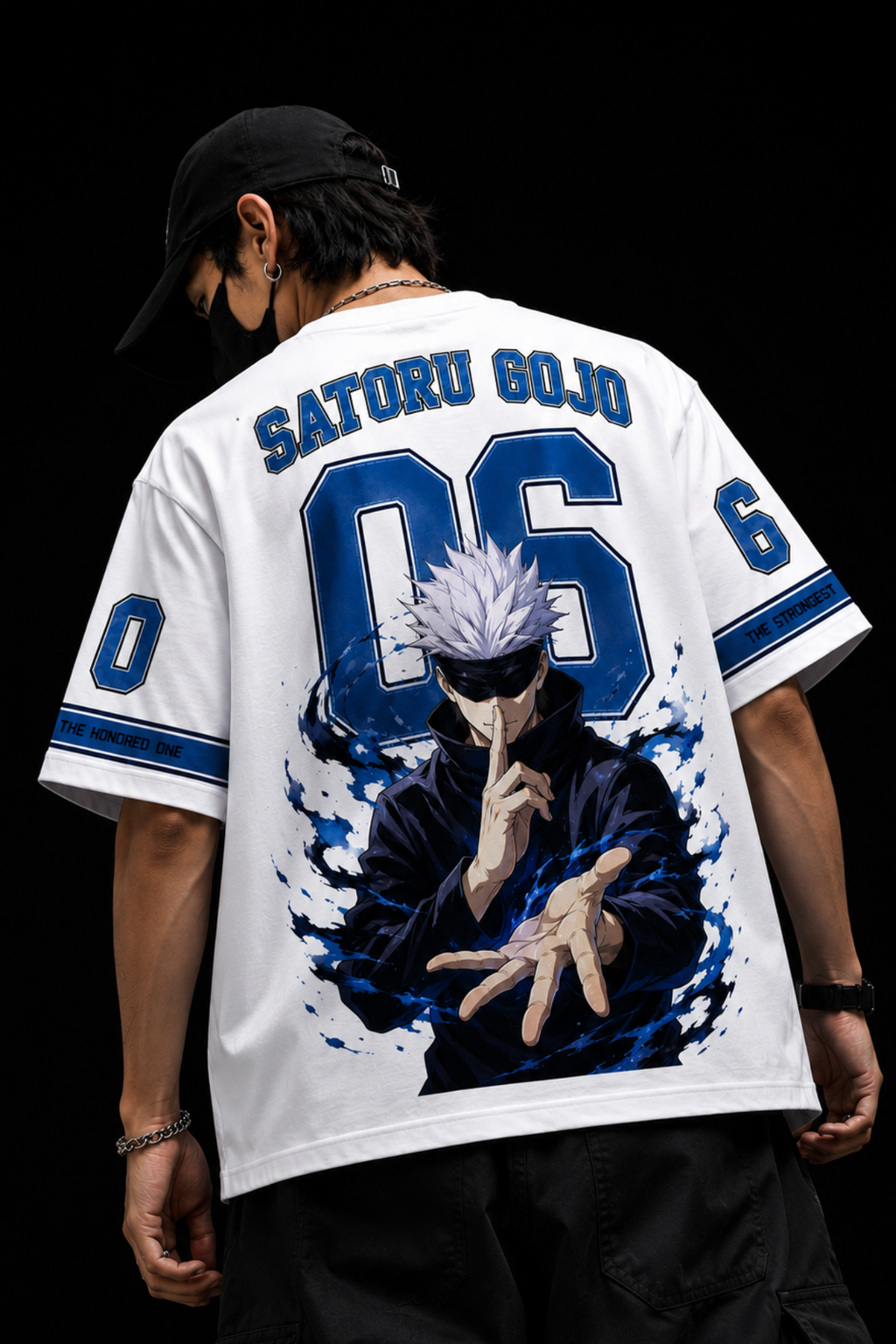 Satoru Gojo 06 Oversized T-Shirt -White