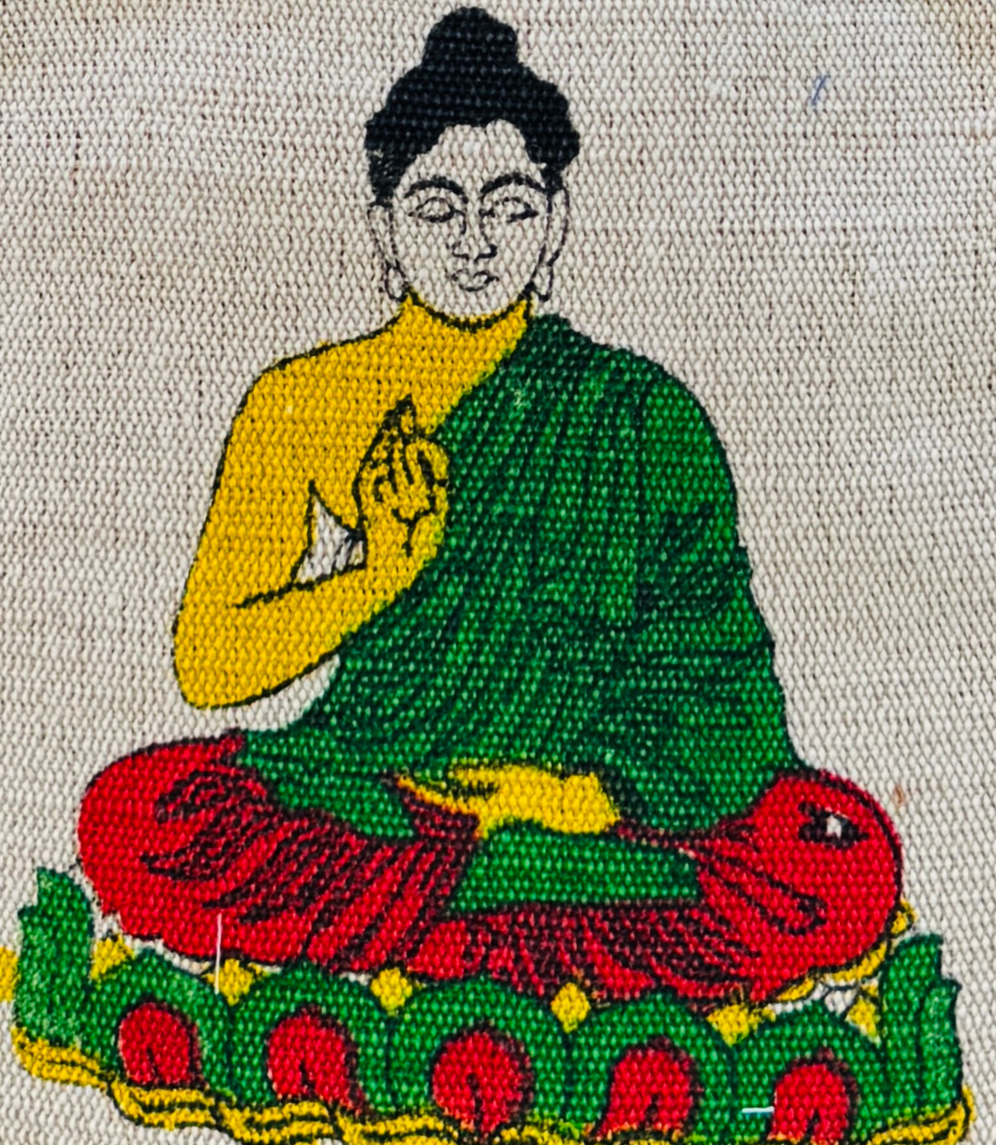 Buddha Hemp Bagpack - Coloured