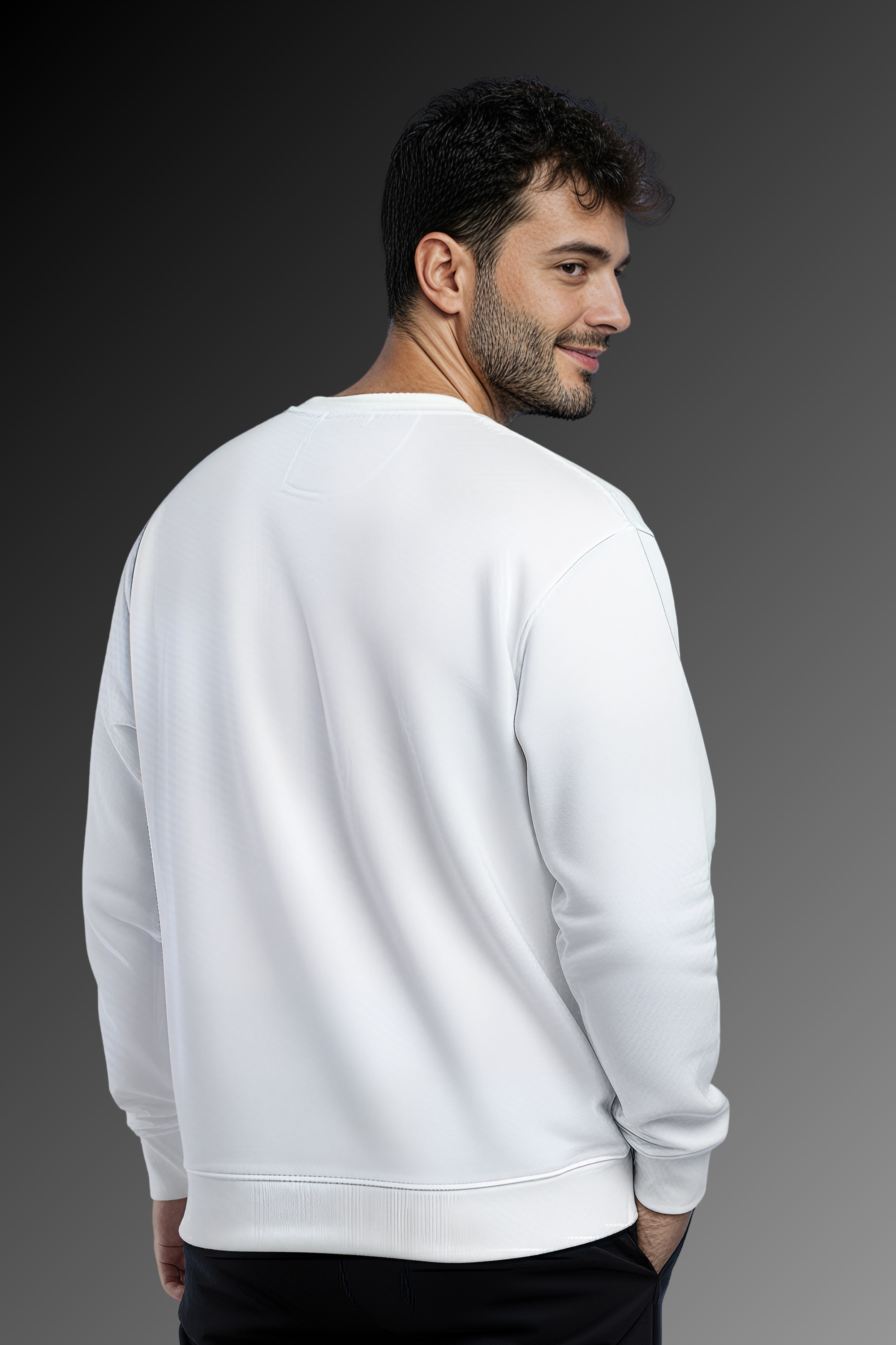 Itachi Regular Sweatshirt-White