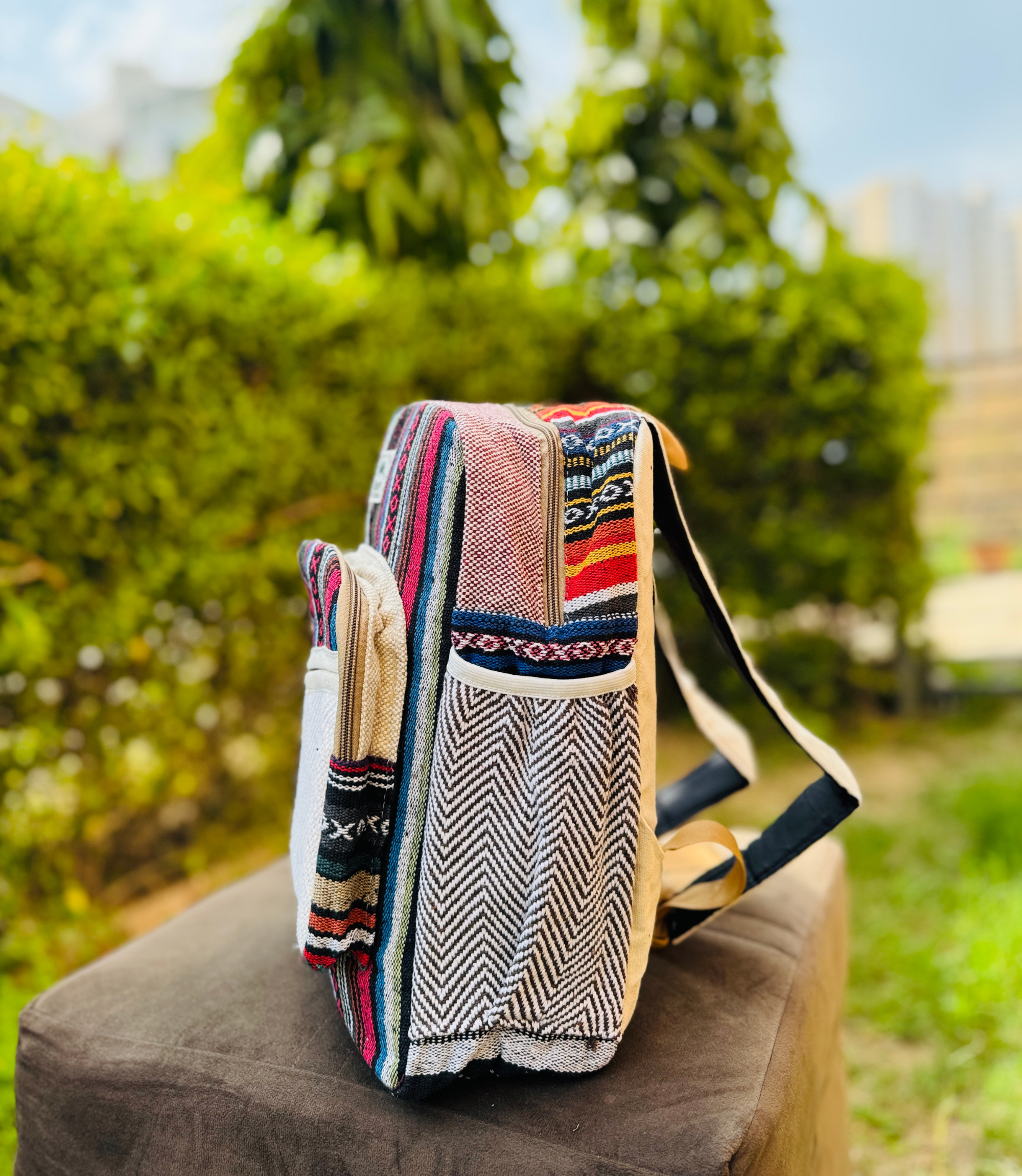 Handmade Hemp Bagpack