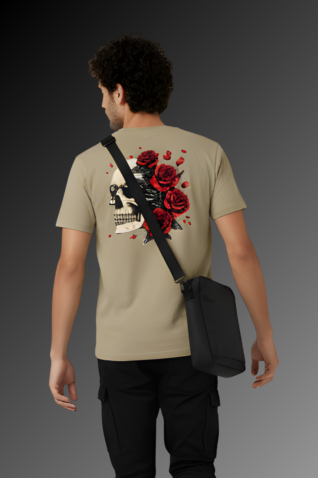 Love Yourself Regular Fit Printed T-Shirt-Beige