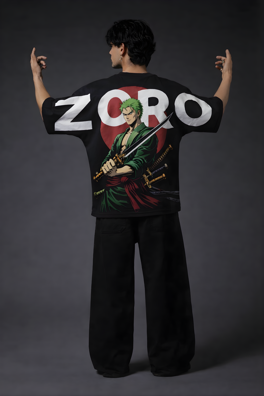 ZORO Oversized Tee - Black