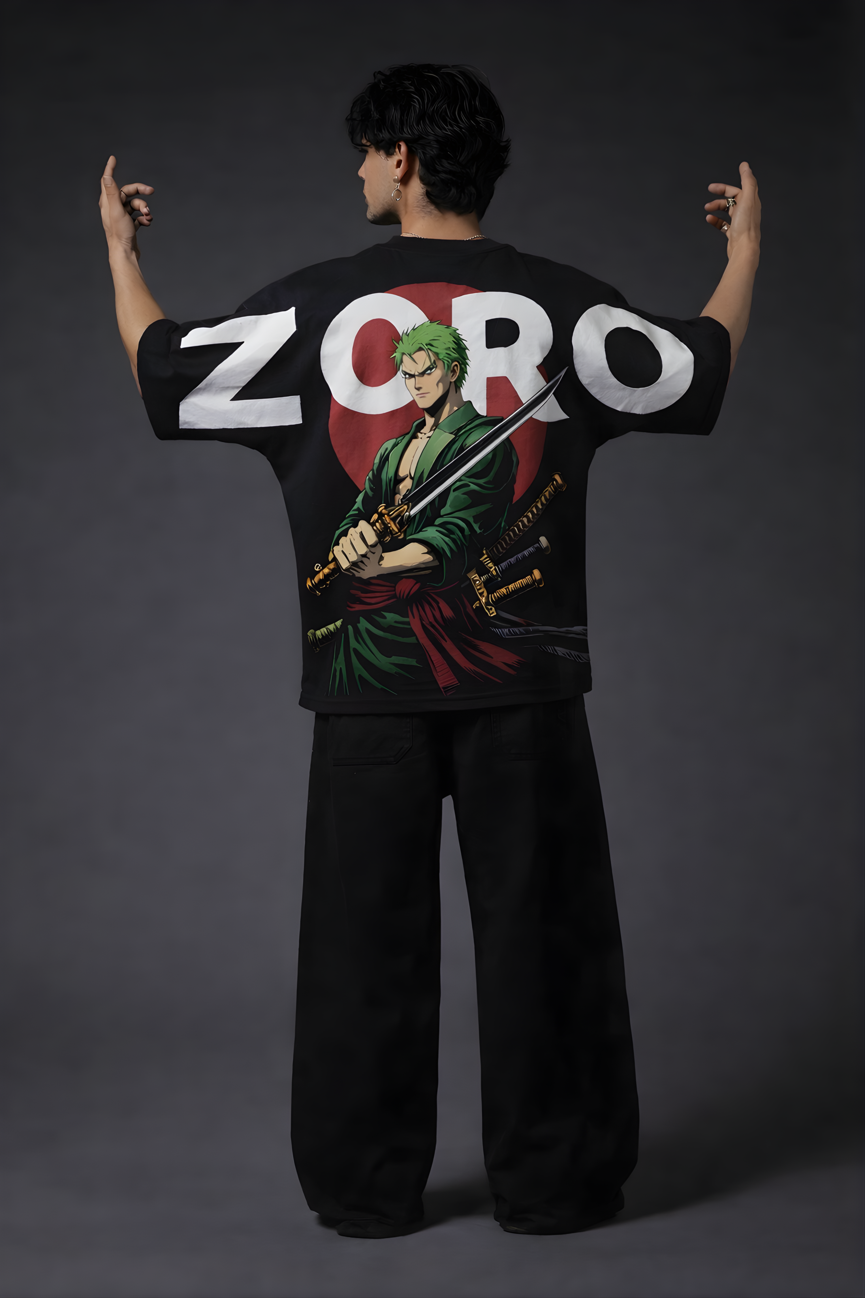 ZORO Oversized Tee - Black