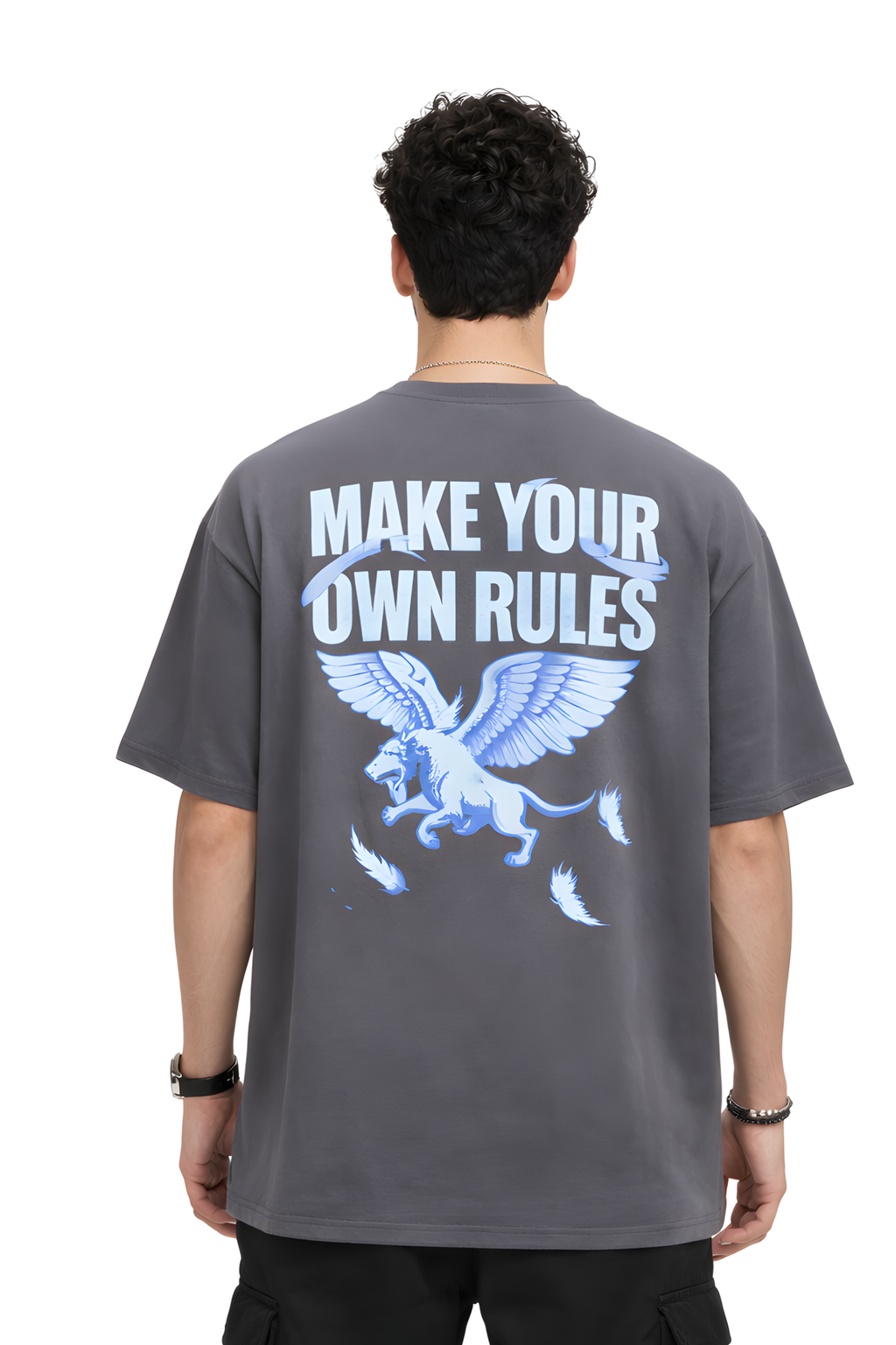 Limitless Oversized T-Shirt-Grey