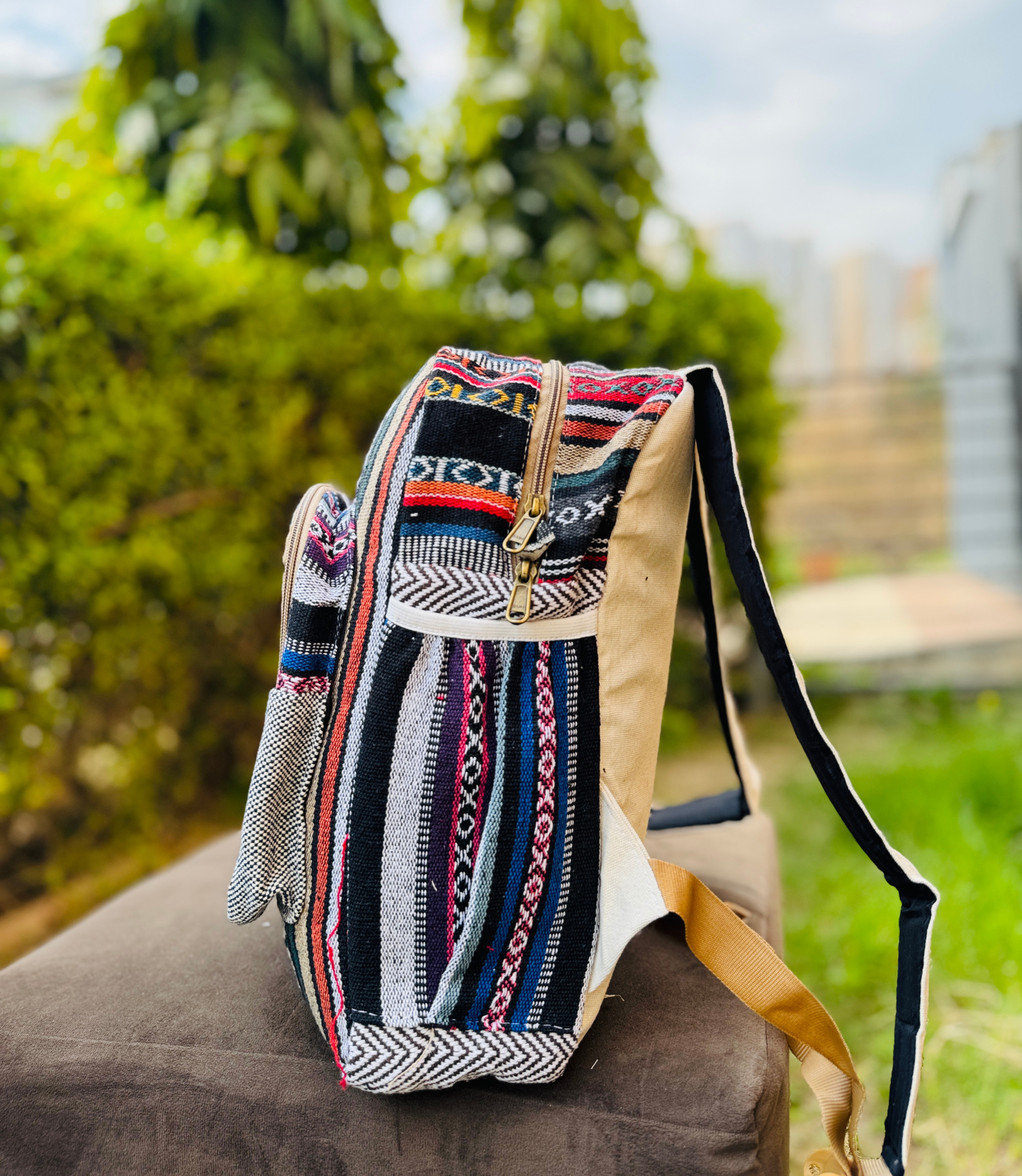 Handmade Hemp Bagpack