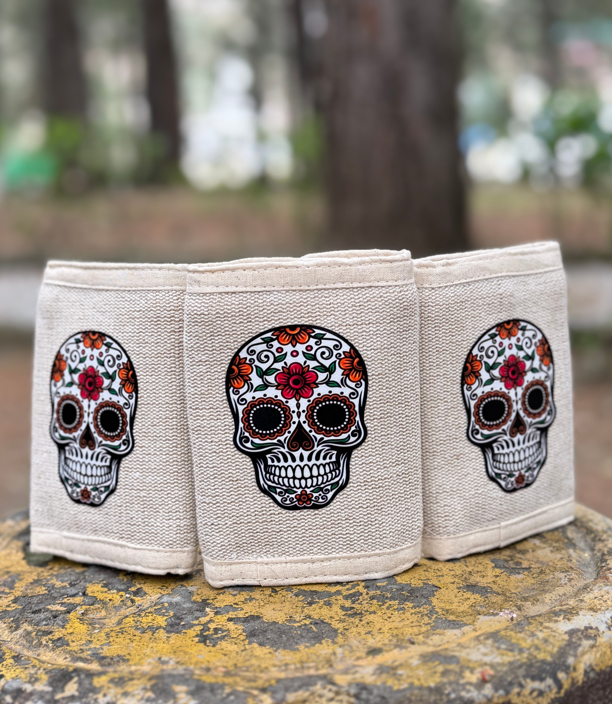 Skull Hemp Wallet