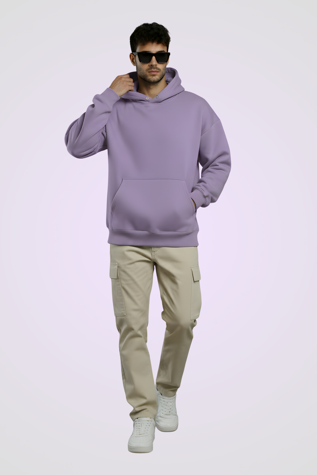 Free Soul Premium Oversized Hoodie  - Lavender