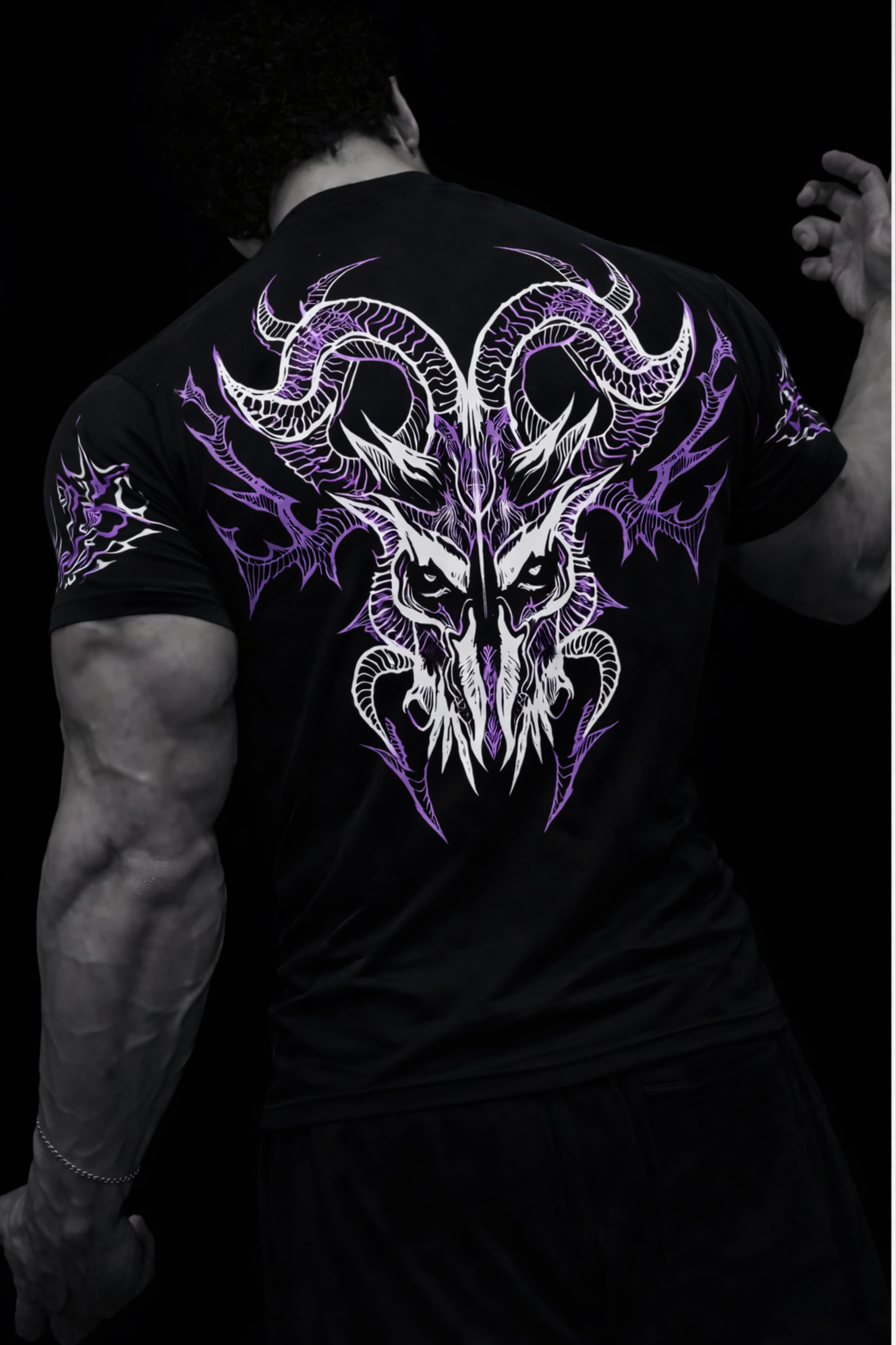 HELLHORN Compression Tee – Black