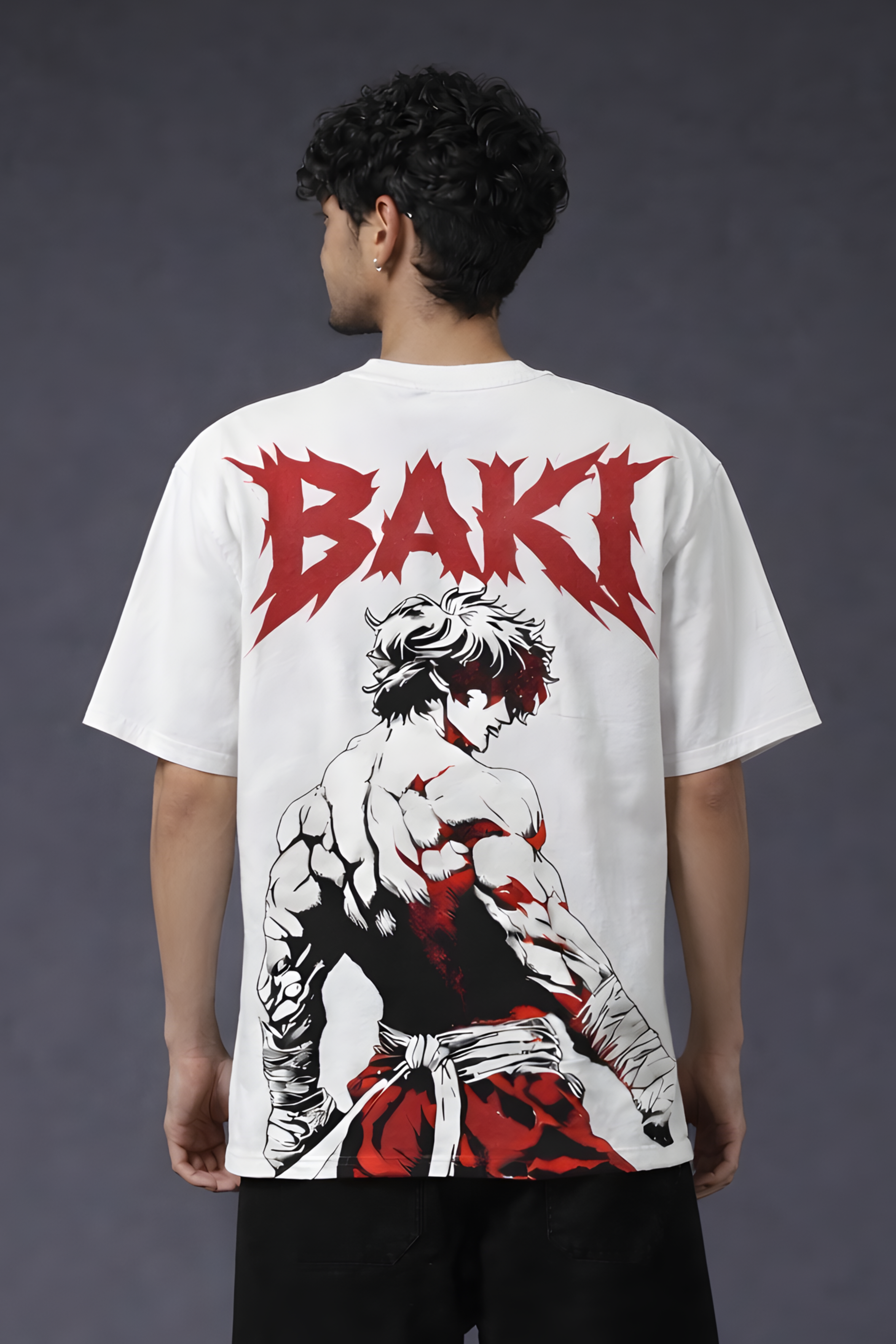 BAKI Oversized Tee - White