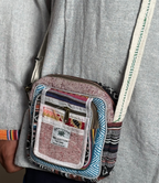 Hemp Side Bag - Pink