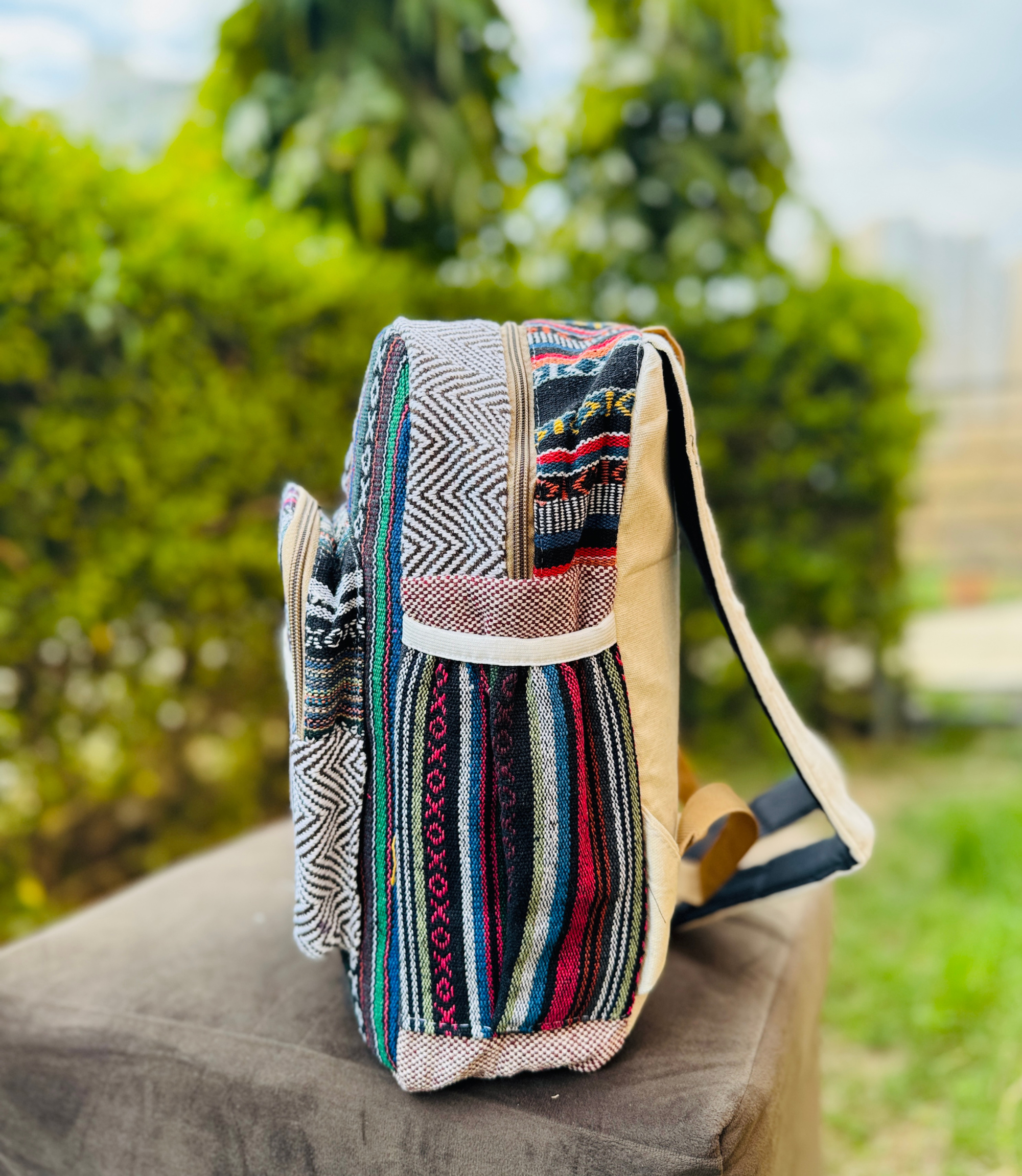Handmade Hemp Bagpack