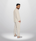 Himachali Cotton Kurta - Pajama - Beige