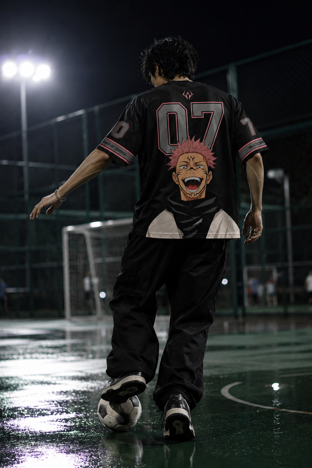 CURSED GOD 07 Oversized Tee – Black