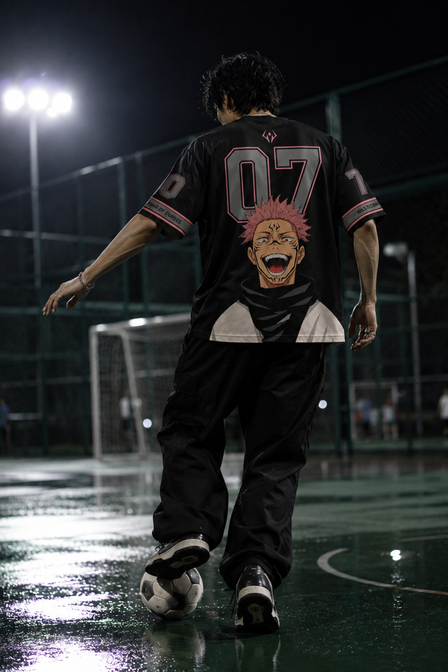 CURSED GOD 07 Oversized Tee – Black