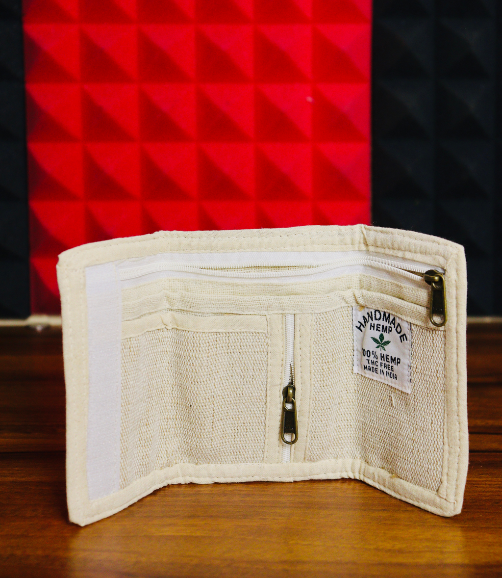 Hamsa Hand Hemp Wallet