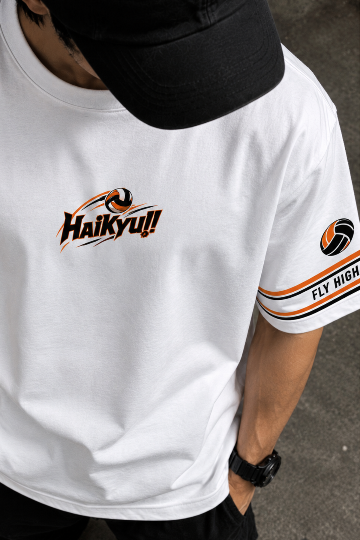 Fly High Oversized Tee - White