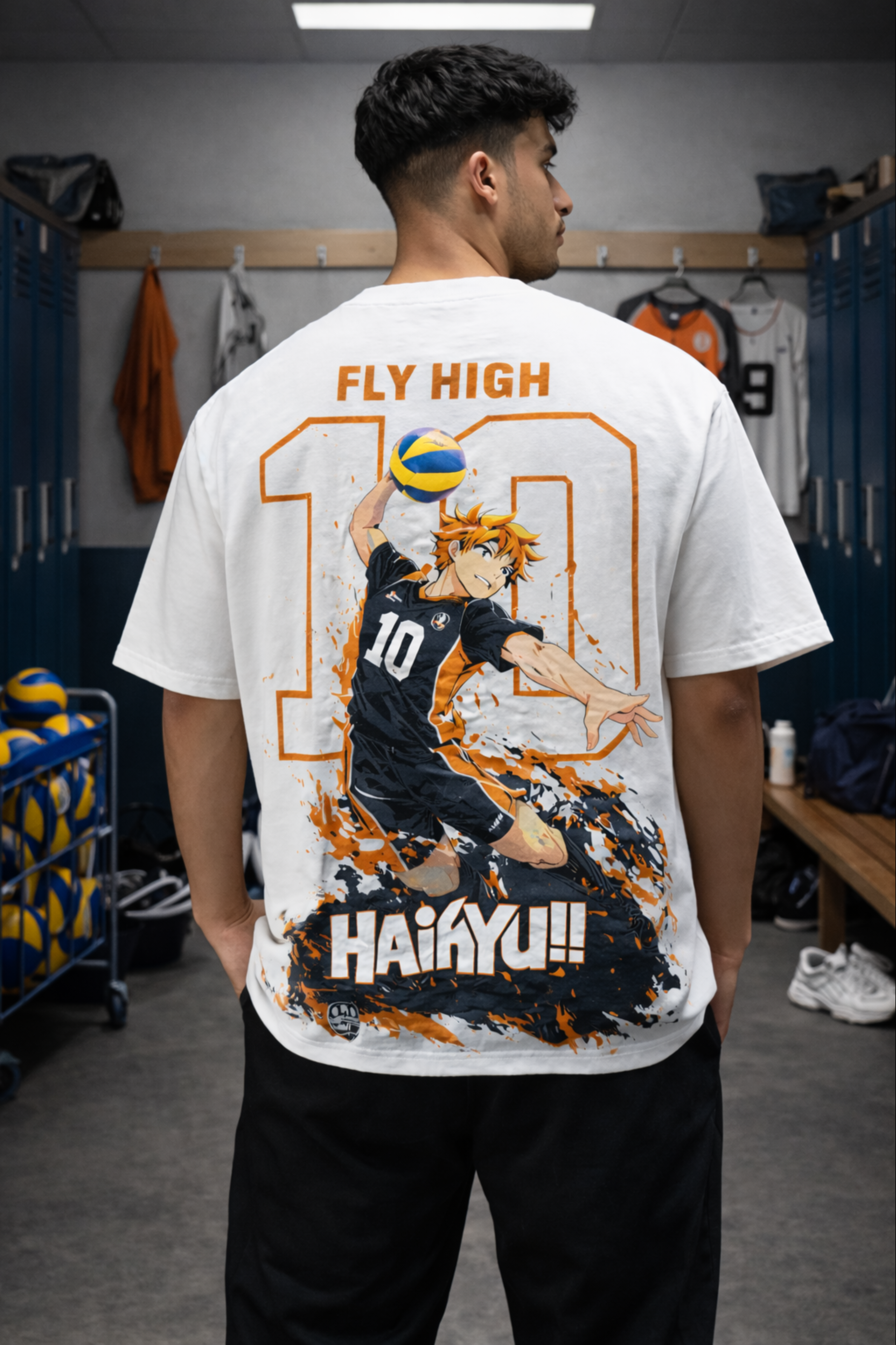 Fly High Oversized Tee - White