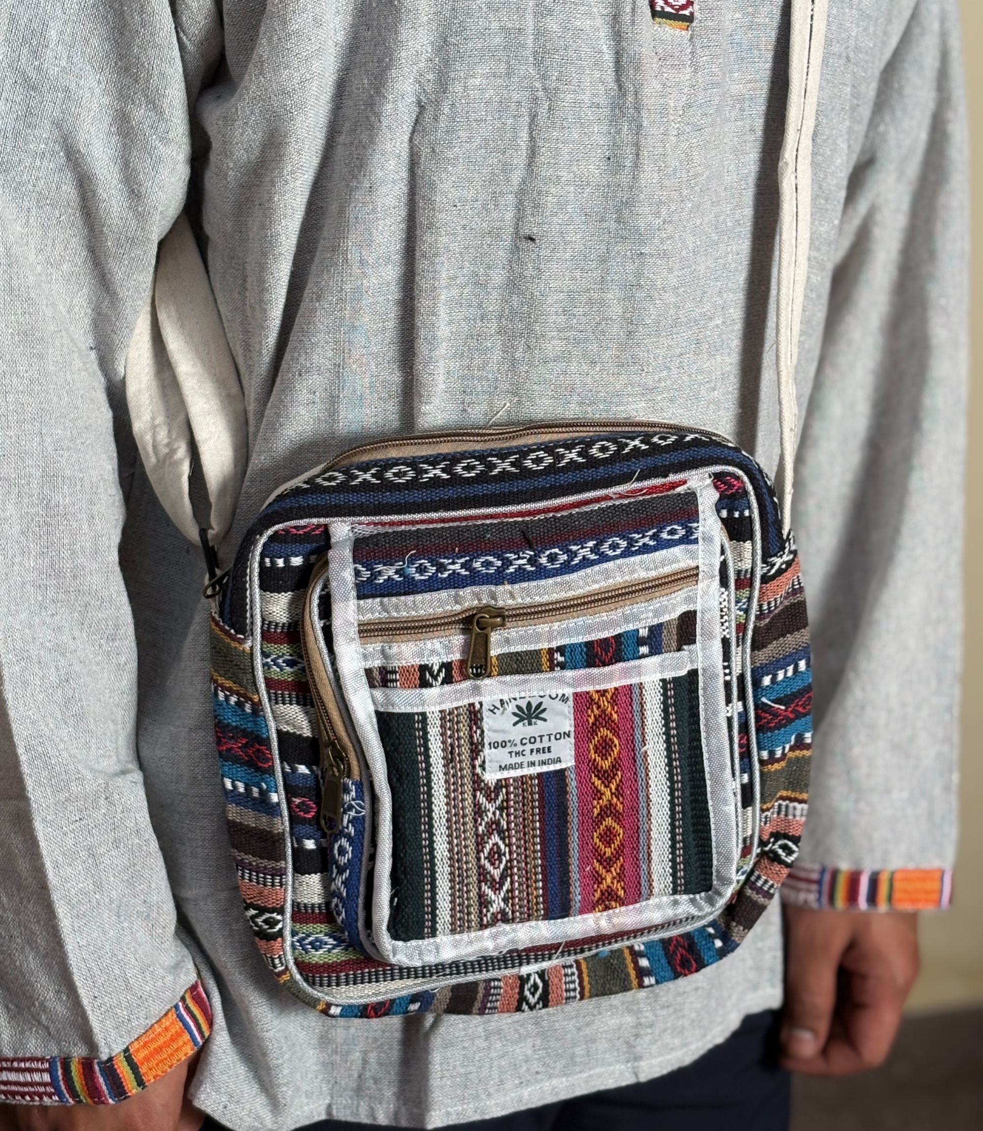 Hemp Side Bag - Mix Color