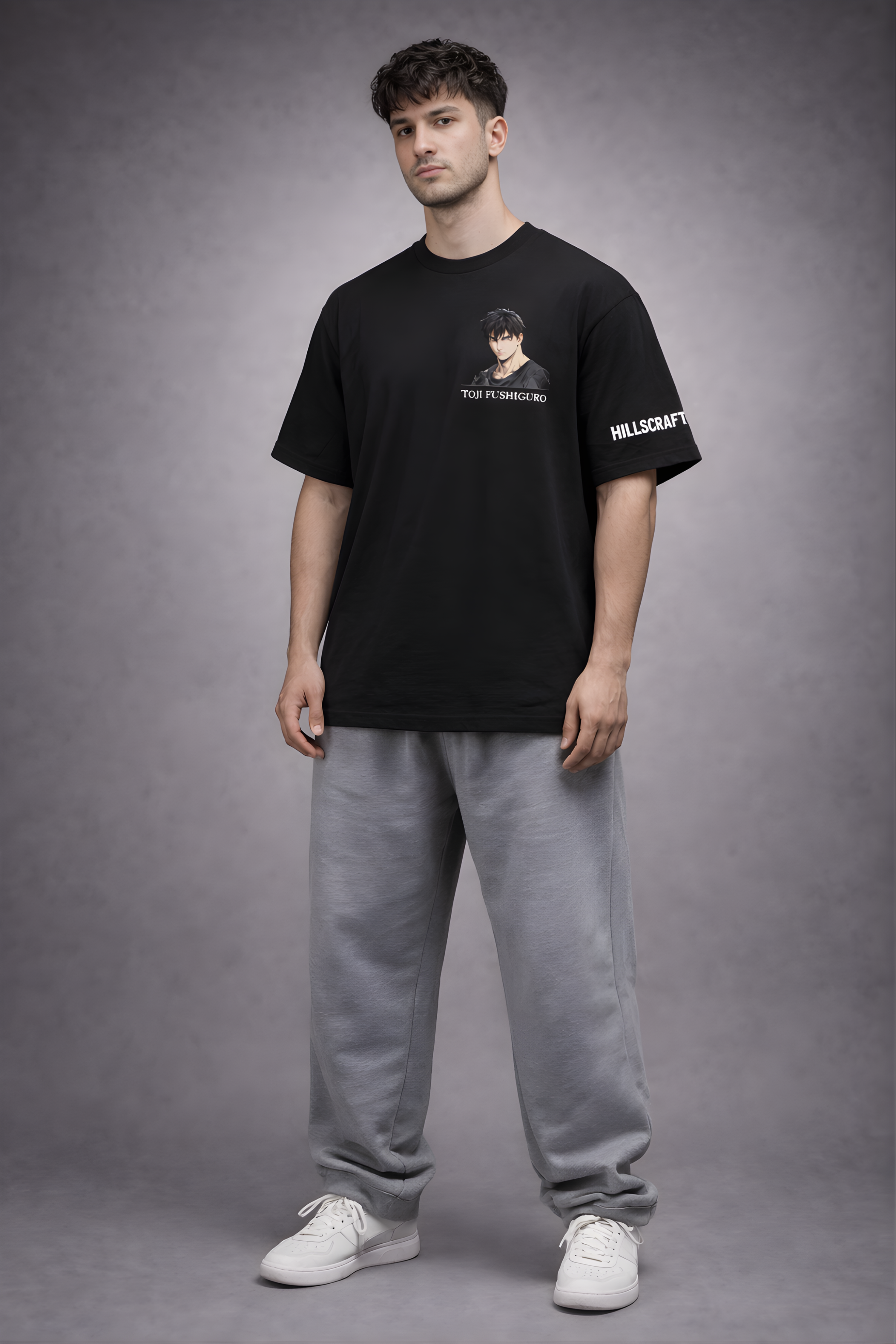 Assassin Instinct Oversized Tee - Black