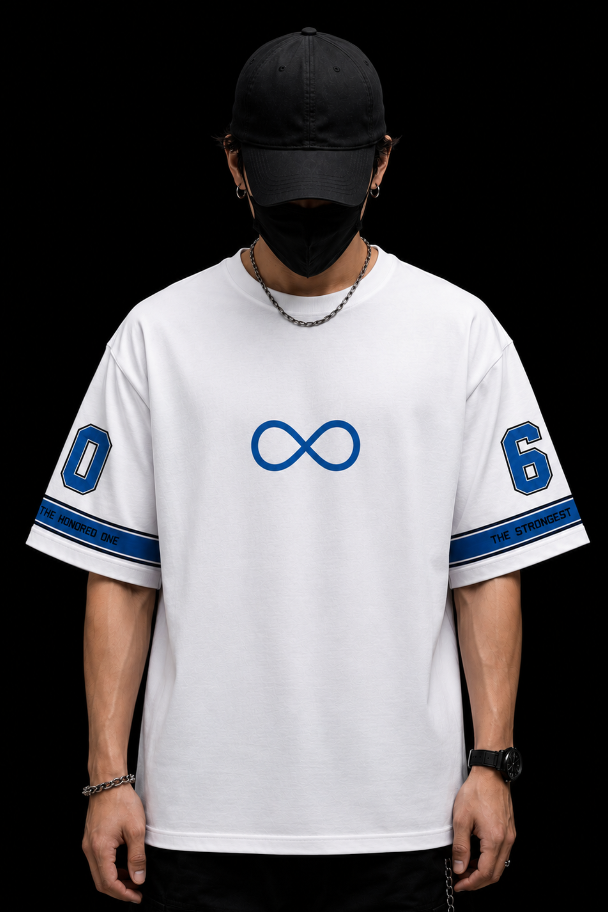Satoru Gojo 06 Oversized T-Shirt -White