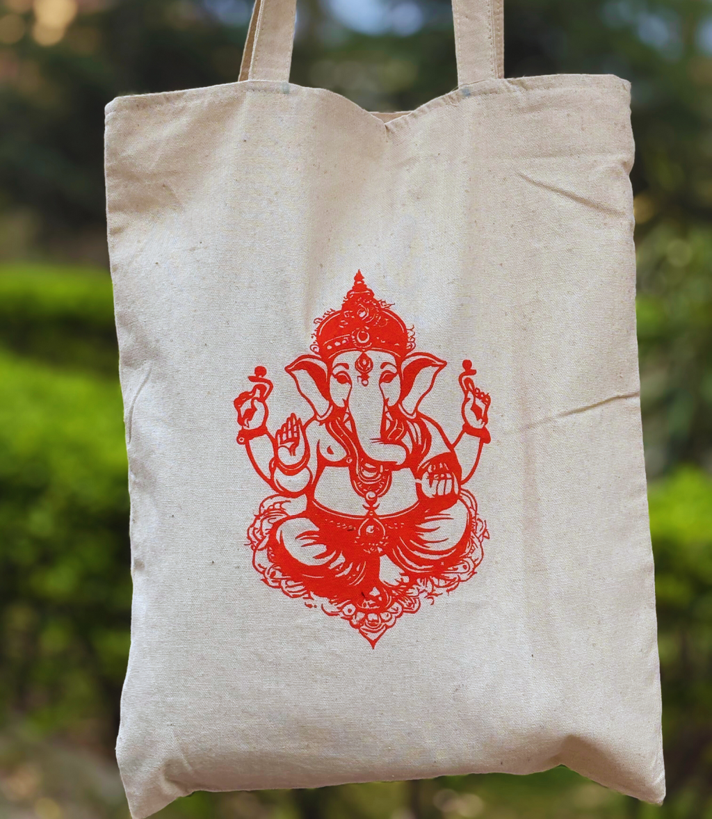 Canvas Tote Bag - Ganesh ji