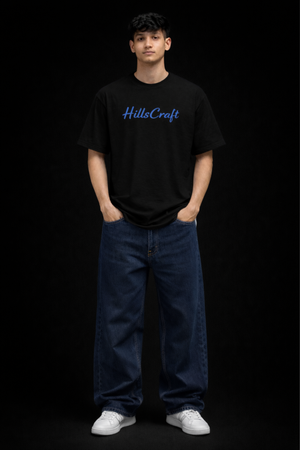 The Righteous King Oversized Tee - Black