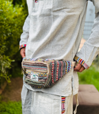 Hemp Waist Bag - Multicolour